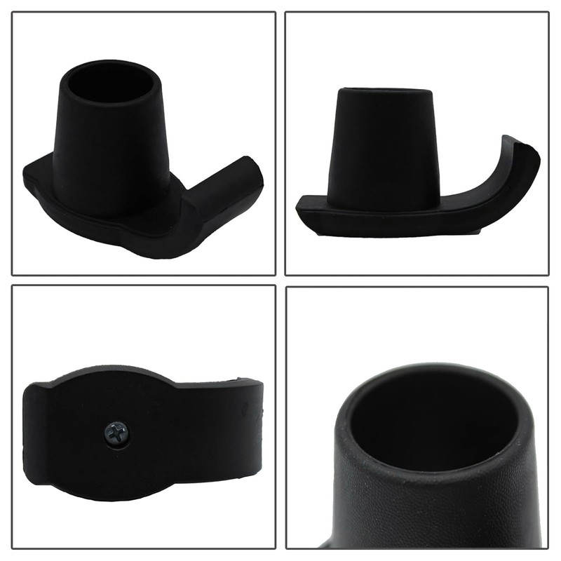 4 Pcs Walker Glide Skis Rubber Universal Walker Ski Glides