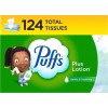 Puffs Plus Lotion Facial Tissue, 1 Family Box, 124 Tissues