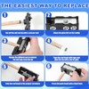 YOZAIUUI 11 in 1 Billiard Cue Tip Shaper: Multifunctional Snooker
