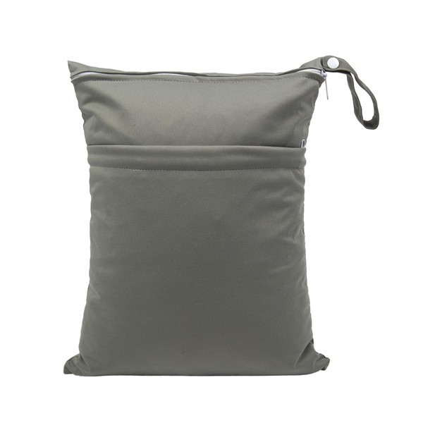 babeine Wet Dry Bag for Baby Cloth Diapers, Waterproof Reusable