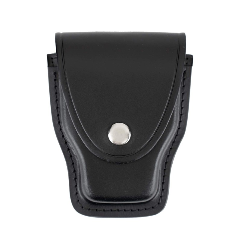 Ryno Gear Genuine Leather Handcuff Holder (Plain w/.Silver Snap)