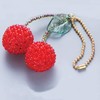 Miyuki NO27 Fruit Charm, Cherries, Width Approx. 1.4 inches (3.5