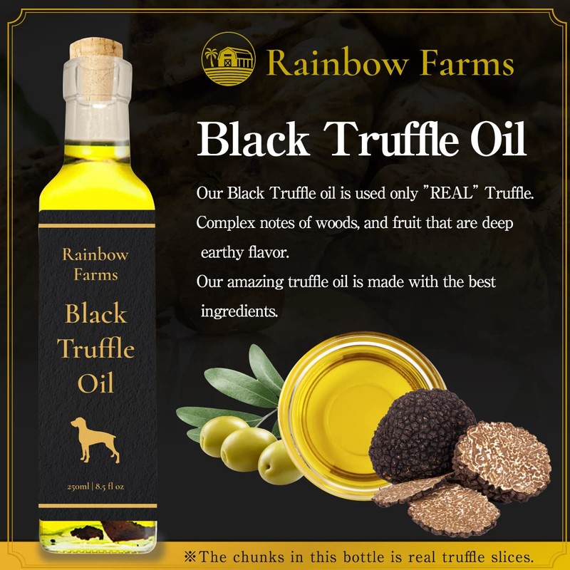 Truffle oil Real Truffles and Cold Pressed Californian Extra Virgin