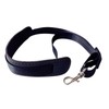 AIOLLNS Saxophone Neck Strap Black Soft Leather Padded for Alto
