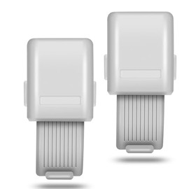 Suranew Baby Locks Child Safety Cabinet Proofing - Safe Quick and Easy Adhesive Cabinet Drawer Door Latches No Screws & Magnets (White, 2)