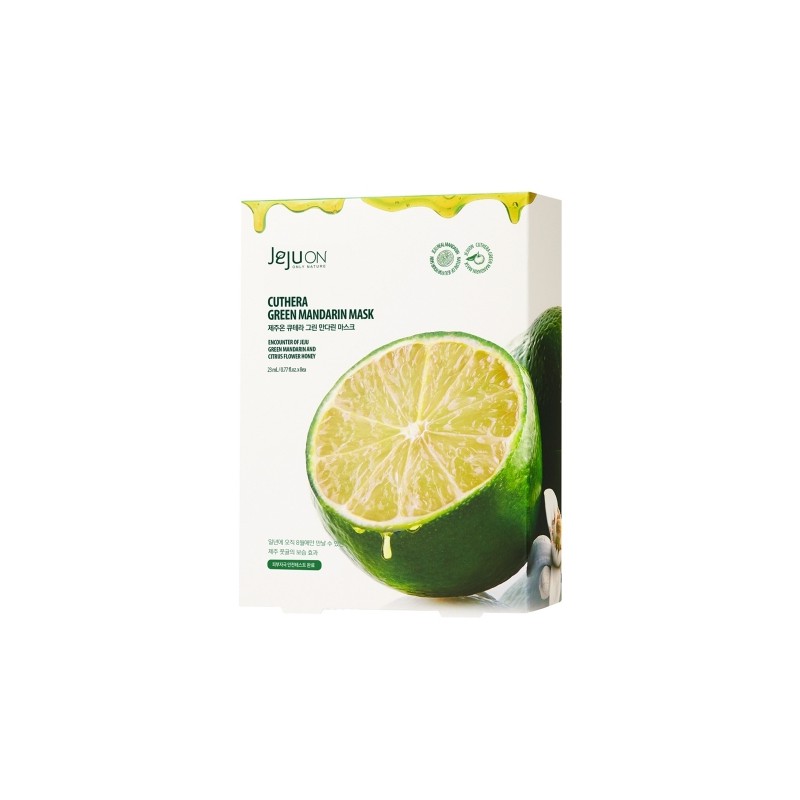 Jeju On Qterra Green Tangerine Mask Pack 23ml 8 sheets