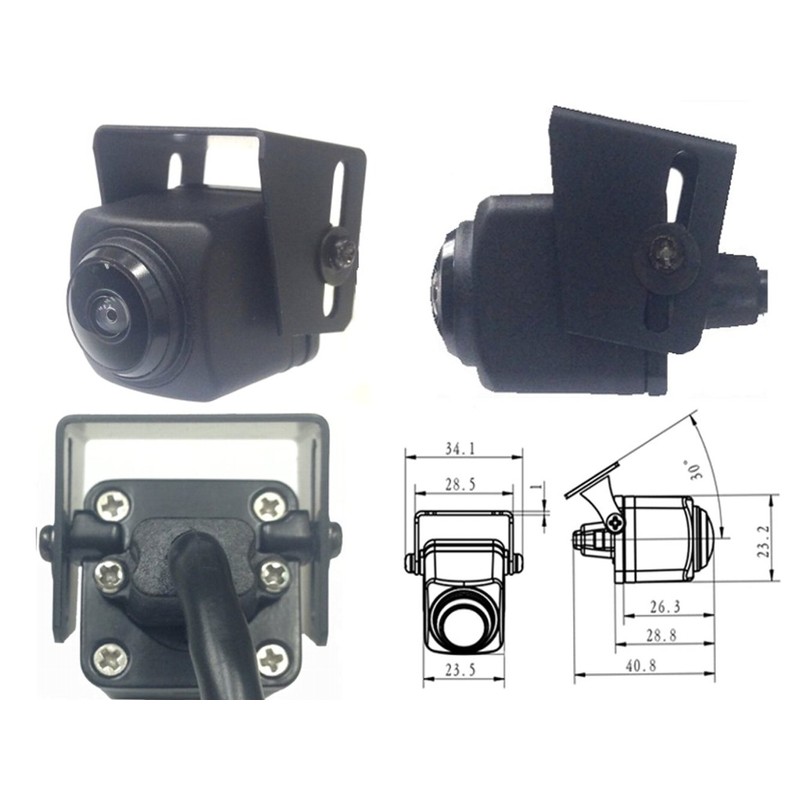 Cypher Front Camera, Wide Angle 230°, SONYCCD, General Purpose, RCA