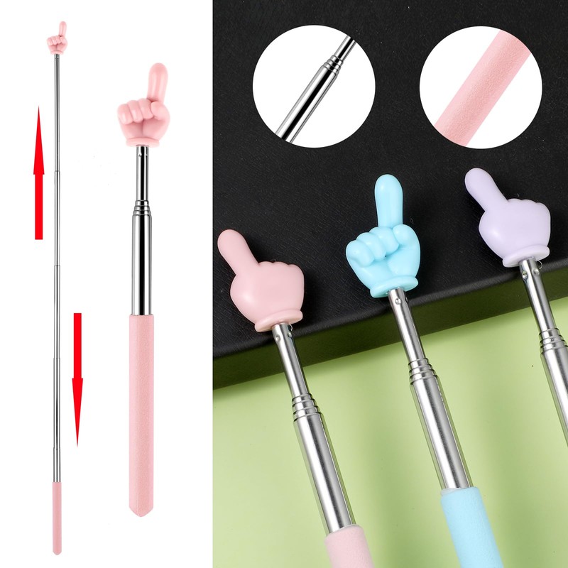 DIVINA VITAE 3 Pcs Telescopic Teachers Pointer Mini Retractable Teacher
