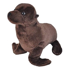 Wild Republic Sea Lion Plush Soft Toy, Cuddlekins Cuddly Toys, Gifts for Kids 20 cm,Brown