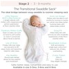 Amazing Baby Transitional Swaddle Sack with Arms Up Half-Length Sleeves
