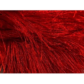 Red Extra Long Eyelash Yarn Ice Luxurious Fun Fur 50gr 38yds 13278