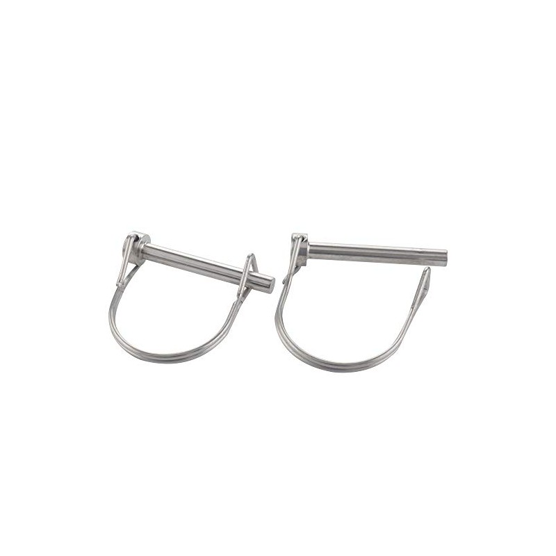 2 Pack Safety Coupler Pin 1/4" x 1.97"(6.3mm x 50mm),
