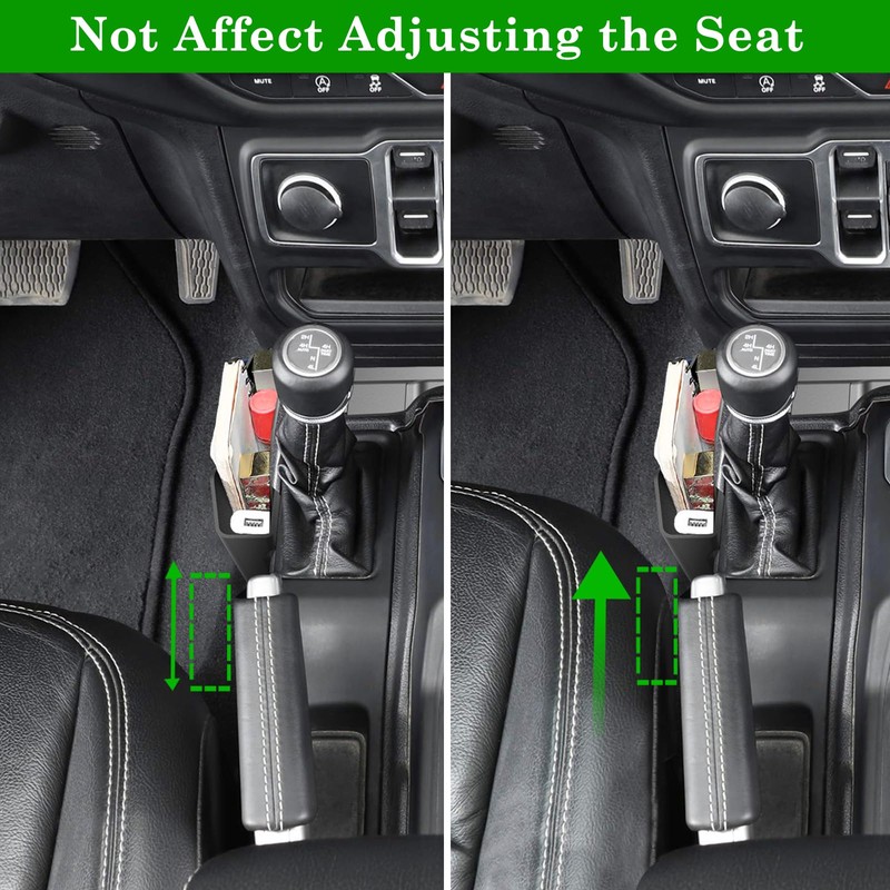 Eamplest 4PCS Center Console Organizer for 2024 2025 2026 Jeep