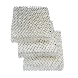 HQRP 3-Pack Wick Filters Compatible with Sunbeam SF235, SCM630, SCM630WC, SCM630BC, SCM631, SCM631C, SCM7808, SCM7809 Humidifiers, Replacement for HWF100 HWF100CS BWF100