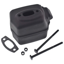 Ineedtech Exhaust Muffler Gasket Bolts Nuts Kit for Husqvarna 50, 51, 51 EPA, 55, 55 EU1, 55 EPA, 55 Rancher, 154, 254 Chainsaws, Replaces OEM # 503749103 & 503749101