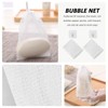 Pack of 2 Black Soap Dish, 2 Pieces Foam Net,