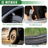 A ABSOPRO Universal Car SUV Tyre Valve Caps 12mm Plastic