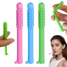 muoyid Chewable Breather Quit, Chewable Essential Oil Breath Stick, Breather Stick with Essential Oil for Aromatherapy on The Go Natural Focus (MIX-3PCS)