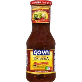 Goya Hot Salsa Taquera Classic Mexican Taco Sauce 17.6 Oz. Pk Of 3.