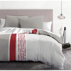 Home Linge Passion Mimosa Bed Linen 140 x 200 cm Red