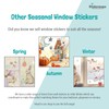 Stickerscape Easter Window Stickers (Easter Story) | Easter Window Decal,