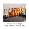 2-Piece Chicken Leg Wings Barbecue Rack Foldable Grill Grate Stainless