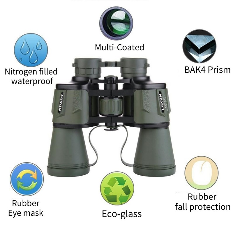 HD Compact Handheld Bird Watching Binoculars Zoom Hunting Binocular Day