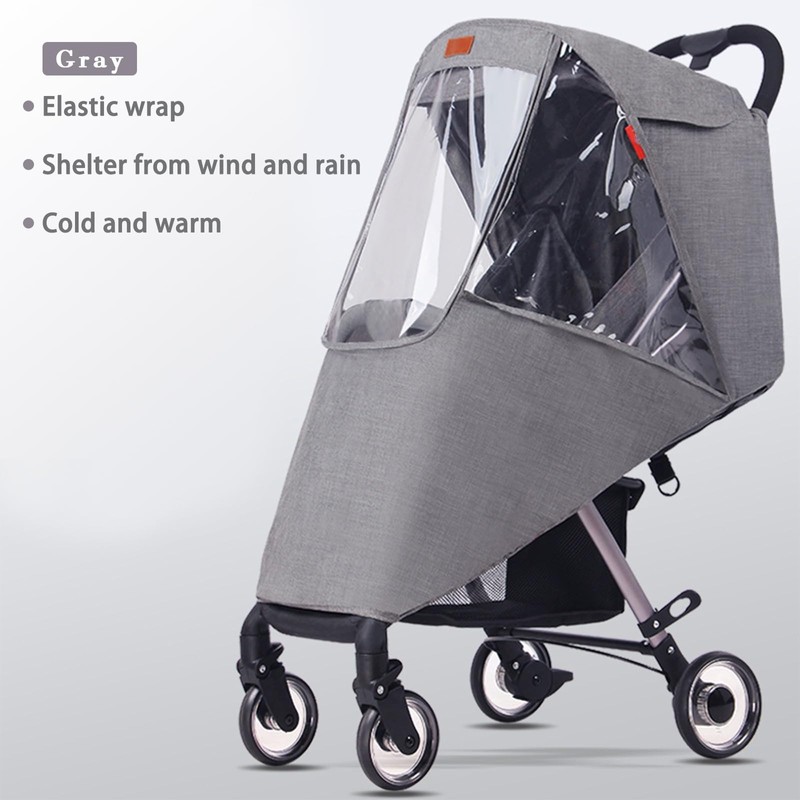 Stroller Rain Cover Baby Travel Weather Shield Universal Stroller Cover