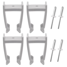 EAORBD ‎Pontoon Top Bimini Clips for Boat Bimini Top Square Bracket, 1-1/4 Inch Square Tube Bimini Boa Parts, - 4 Pack