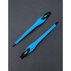 MYCOURAG Replacement Temples Arms Legs Compatible with Oakley Flak 2.0/ Flak 2.0 XL Sunglasses-Black - Sky Blue