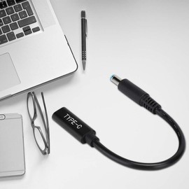 Cable de carga para laptop, para notebooks Laptop, pequeña y liviana, chip inductor de PD, PD Type C Cable de carga de interfaz de 4.5 mm x 0.6 mm