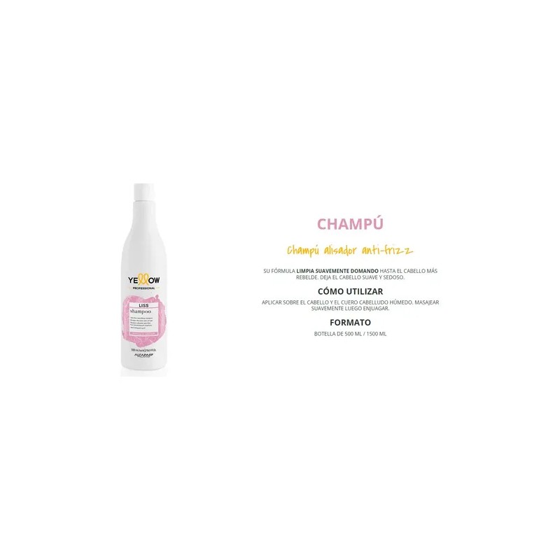 Yellow Liss 6 Shampoo + 6 Acondicionador 500 Ml