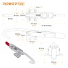 POWERTEC 2PK Toggle Clamp with J Hook, 375 lbs Holding