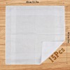 Mens Handkerchiefs Cotton Large 15PCS Handkerchiefs for Men Cotton 40CM,