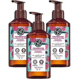 Yves Rocher Set Jabn para Manos con Aroma a Frambuesa y Hierbabuena, Gel, Frmula Suave