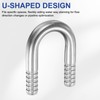 PATIKIL 1pc 9/16"(14mm) x 9/16"(14mm) Hose Barb Fitting 304 Stainless