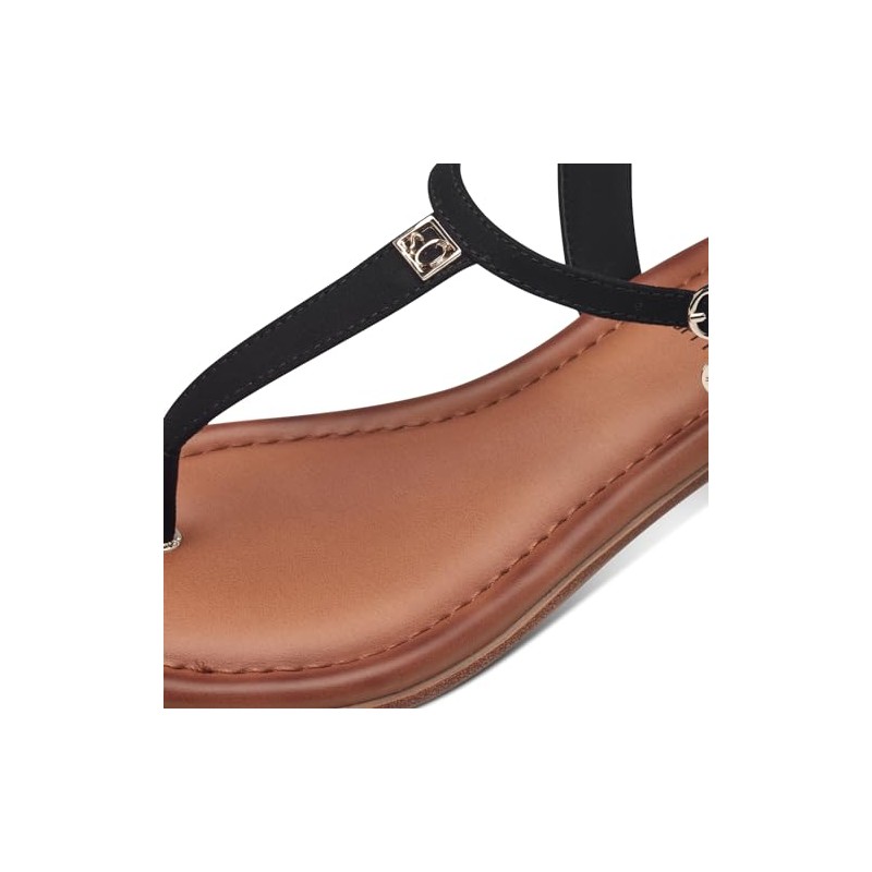 s.Oliver Women's Vegan Toe Separator with Adjustable Strap, black