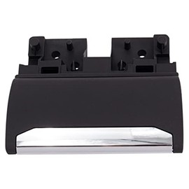 TRQ Interior Door Handle Black With Chrome Insert Compatible with 2015-2020 Ford F-150 2017-2020 F-250 Super Duty F-350 Super Duty F-450 Super Duty F-550 Super Duty