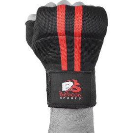 Belicon Sports Boxing Inner Gloves, Kickboxing, Boxing and Other Martial Arts Boxing Gloves for Men Women (Red, M)