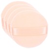 SAFIGLE 4Pcs Round Loose Powder Puff Non Fluorescer Makeup Sponge
