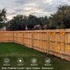 Solar Powered Curtain Lights 33ftx 3ft 500 LED Outdoor Curtain