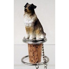 Australian Shepherd Brown Dog Wine Bottle Stopper - DTB99A