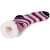 styleBREAKER Unisex ABS stopper socks with stripe flamingo pattern, warm