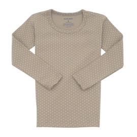 AVAUMA Baby Boys Girls Pajama Set 6M-7T Kids Cute Toddler Snug fit Pattern Design Pjs Cotton Sleepwear Polka Dot (Salt.Mocca.S)