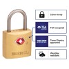 Brinks 2 Pack Tsa Approved Brass Luggage Locks Durability Travel