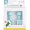 Bumkins - Juego de utensilios para bebé, cucharas de silicona