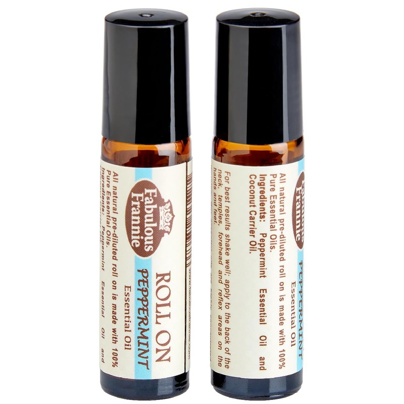 Fabulous Frannie Peppermint Essential Oil Roll-On 10 ml Made with