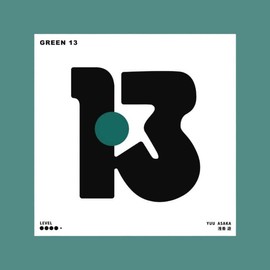 Yuu Asaka Green 13 Piece Jigsaw Puzzle Made in Japan