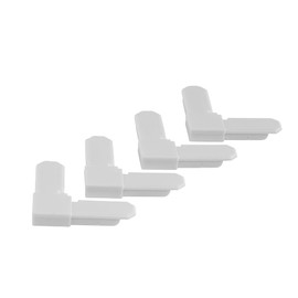 M-D Building Products 14166 5/16 in. White Frame Corners 4pc