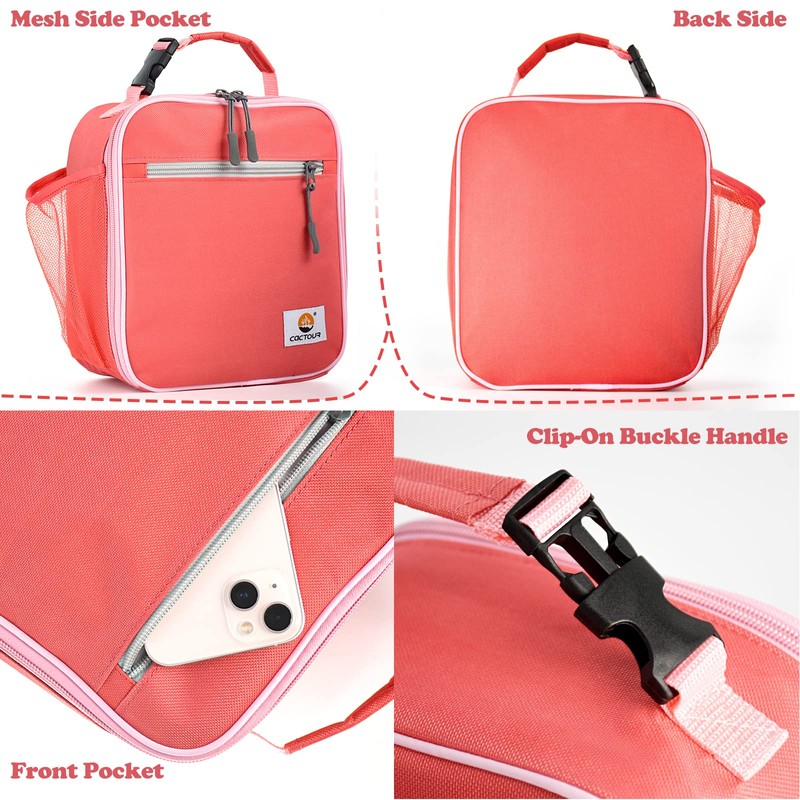 CaCTOUR Lonchera aislada (rosa)